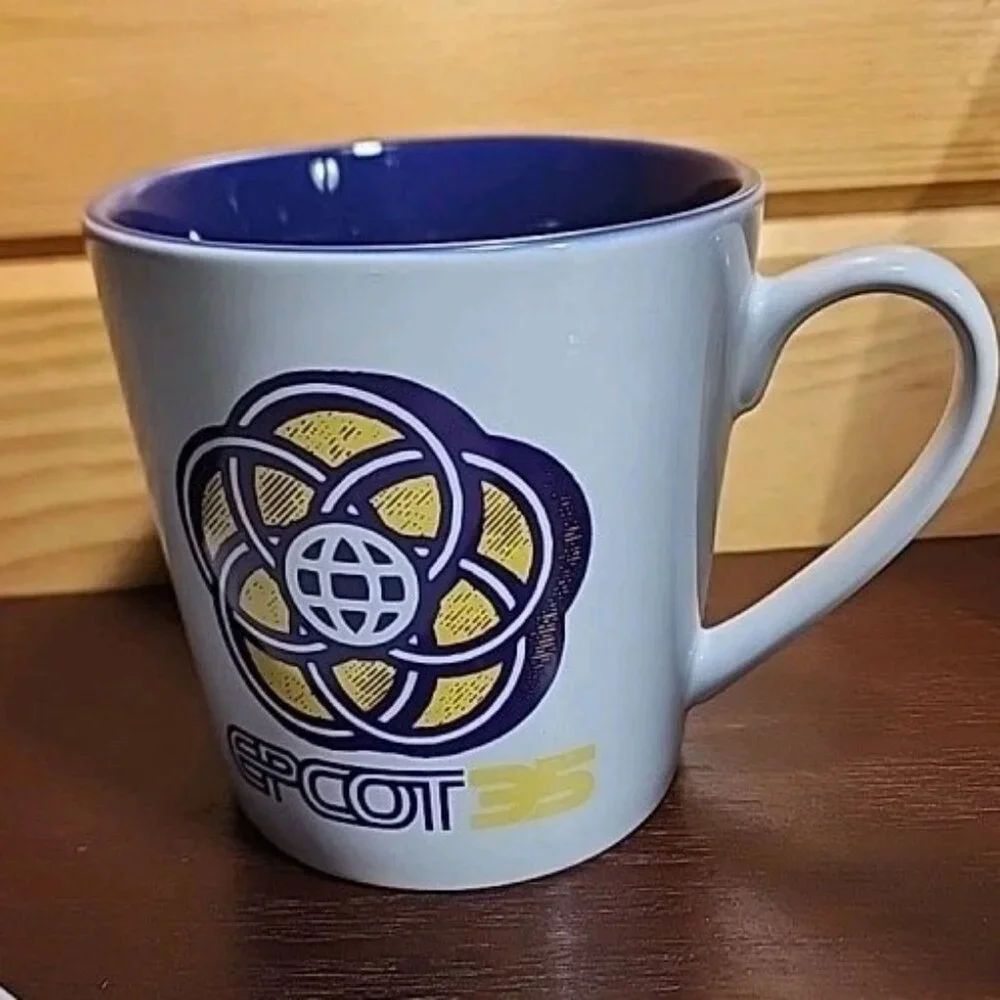 STARBUCKS Disney Parks EPCOT 35th Anniversary Coffee Mug Walt Disney World